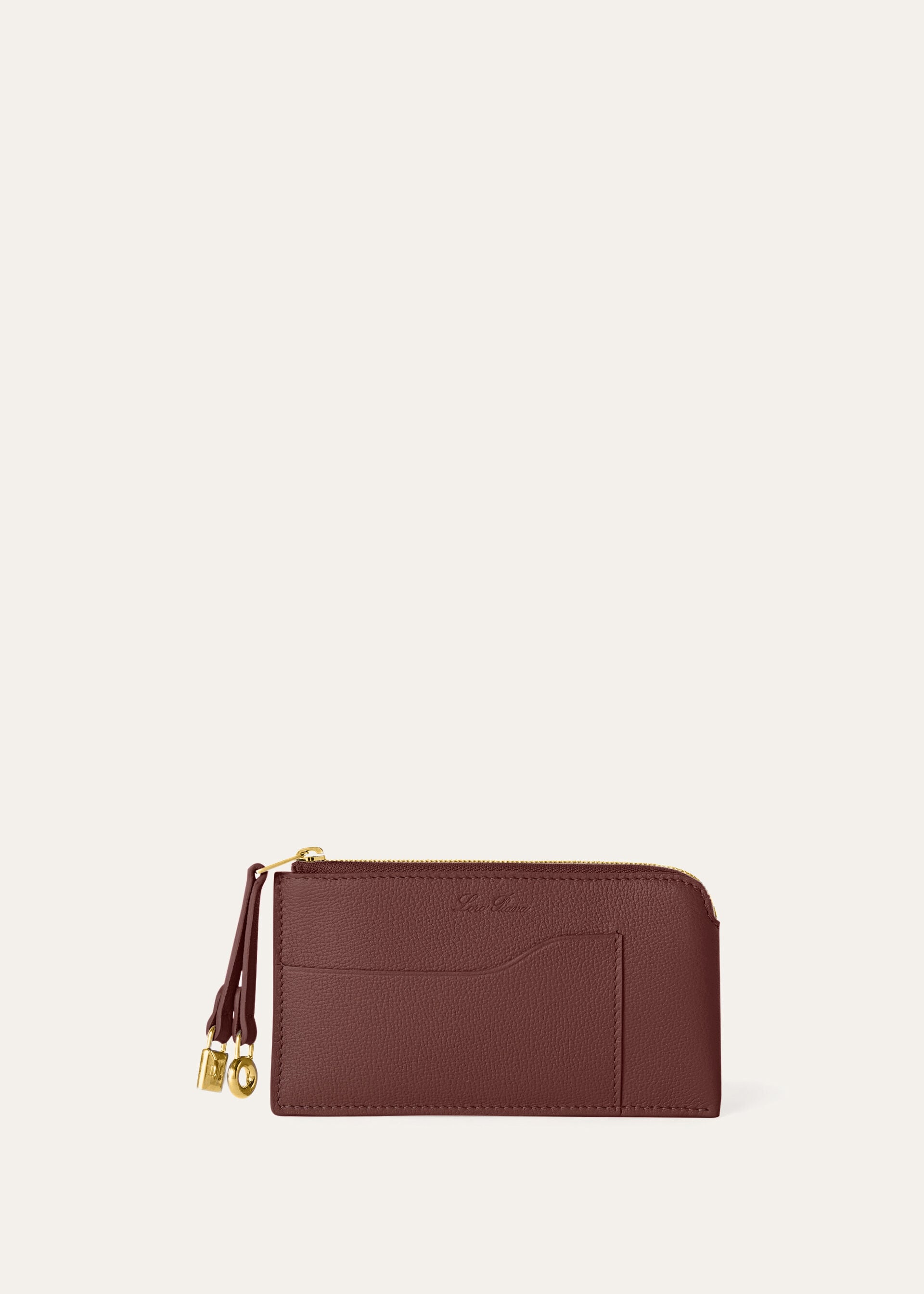 EXTRA ZIPPOUCH WTH CARDHOLDER LINEN CALF
