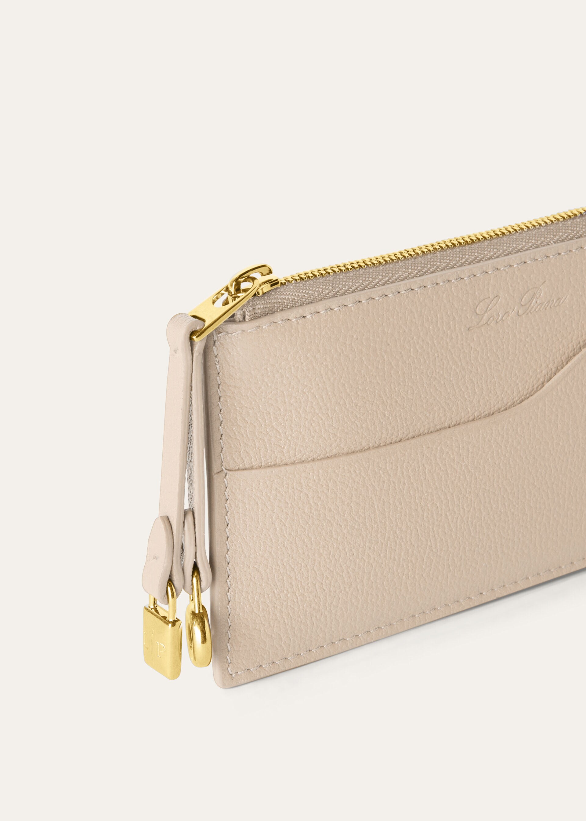 EXTRA ZIPPOUCH WTH CARDHOLDER LINEN CALF          