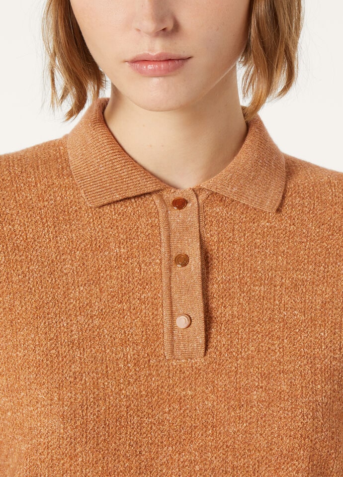 CELLINA SWEATER MOULINE' WOOL LINEN SILK_FAP0392_L0CR_2