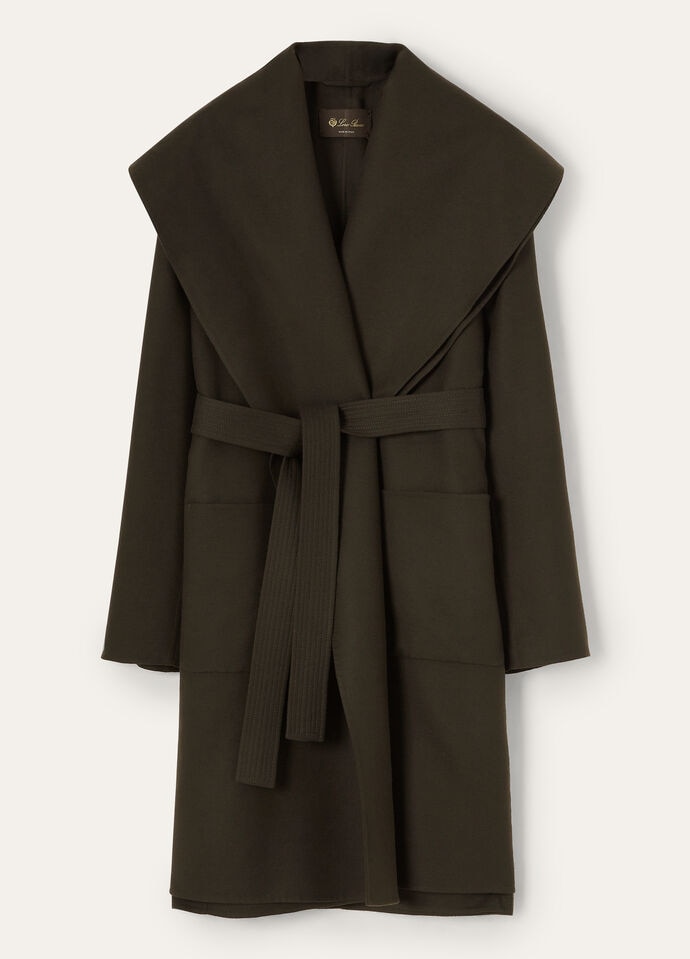 ロロピアーナ LoroPiana コート アドリアーノ・ロイヤル・ライトネス™・コート ブラックパイン