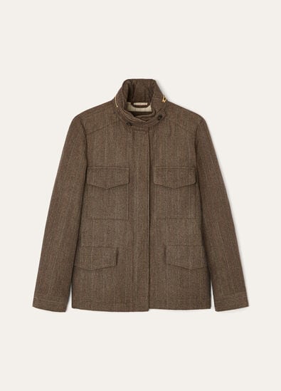 TRAVELLER MINI FIELD JACKET LINEN WISH CASH TAIL