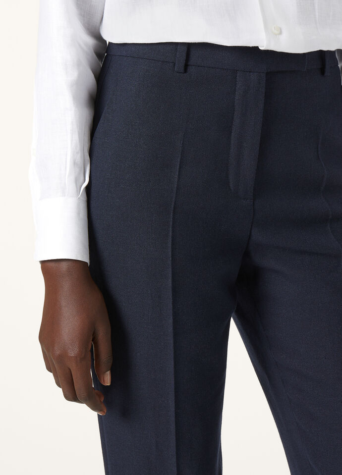DAVEY TROUSERS SOPRA VISSO LINEN RAIN_FAP0486_W000_2