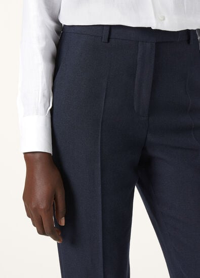 DAVEY TROUSERS SOPRA VISSO LINEN RAIN
