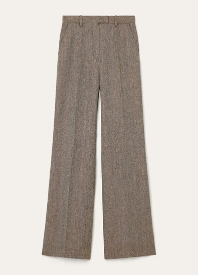 KORBIN TROUSERS LINEN JASPE' CHEVRON