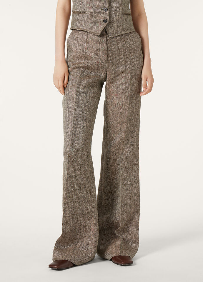 KORBIN TROUSERS LINEN JASPE' CHEVRON_FAP0496_F6N7_3