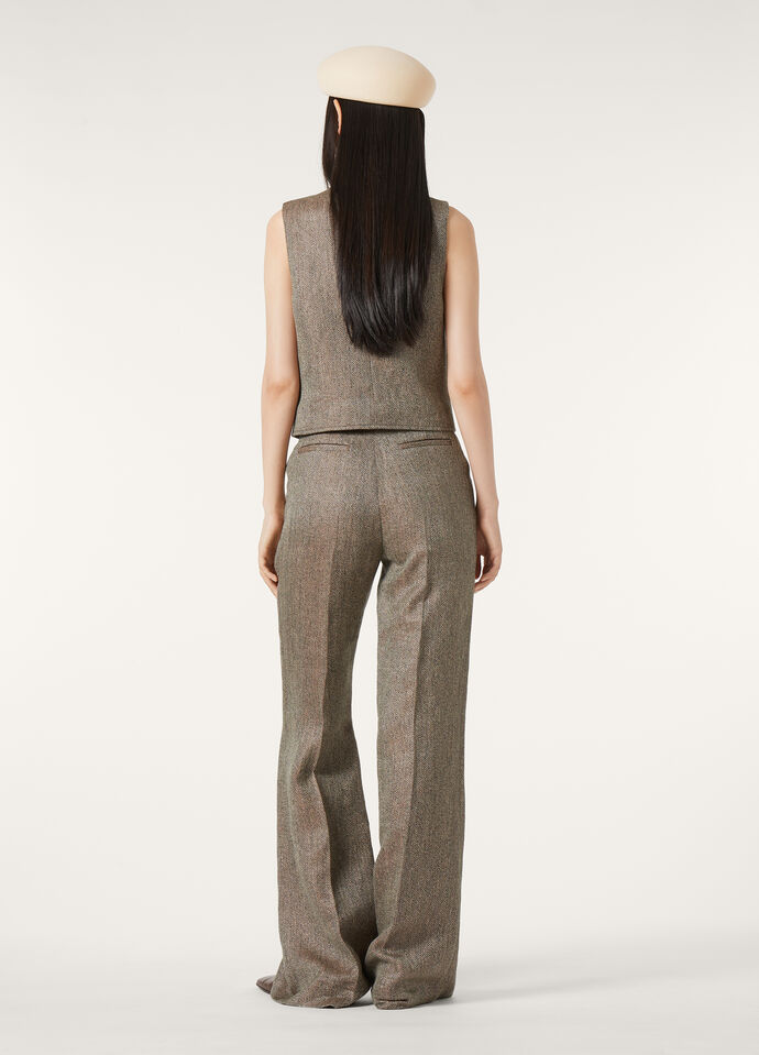 KORBIN TROUSERS LINEN JASPE' CHEVRON_FAP0496_F6N7_4