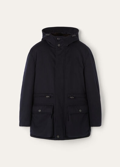 DAMIANO PUFFER CASH STORM - SHEARLING