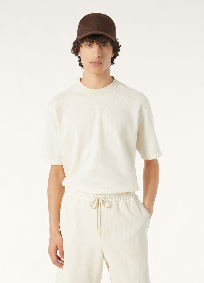PERLEDO T-SHIRT TEXTURED COTTON_FAP0550_1230_3