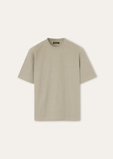 PERLEDO T-SHIRT TEXTURED COTTON