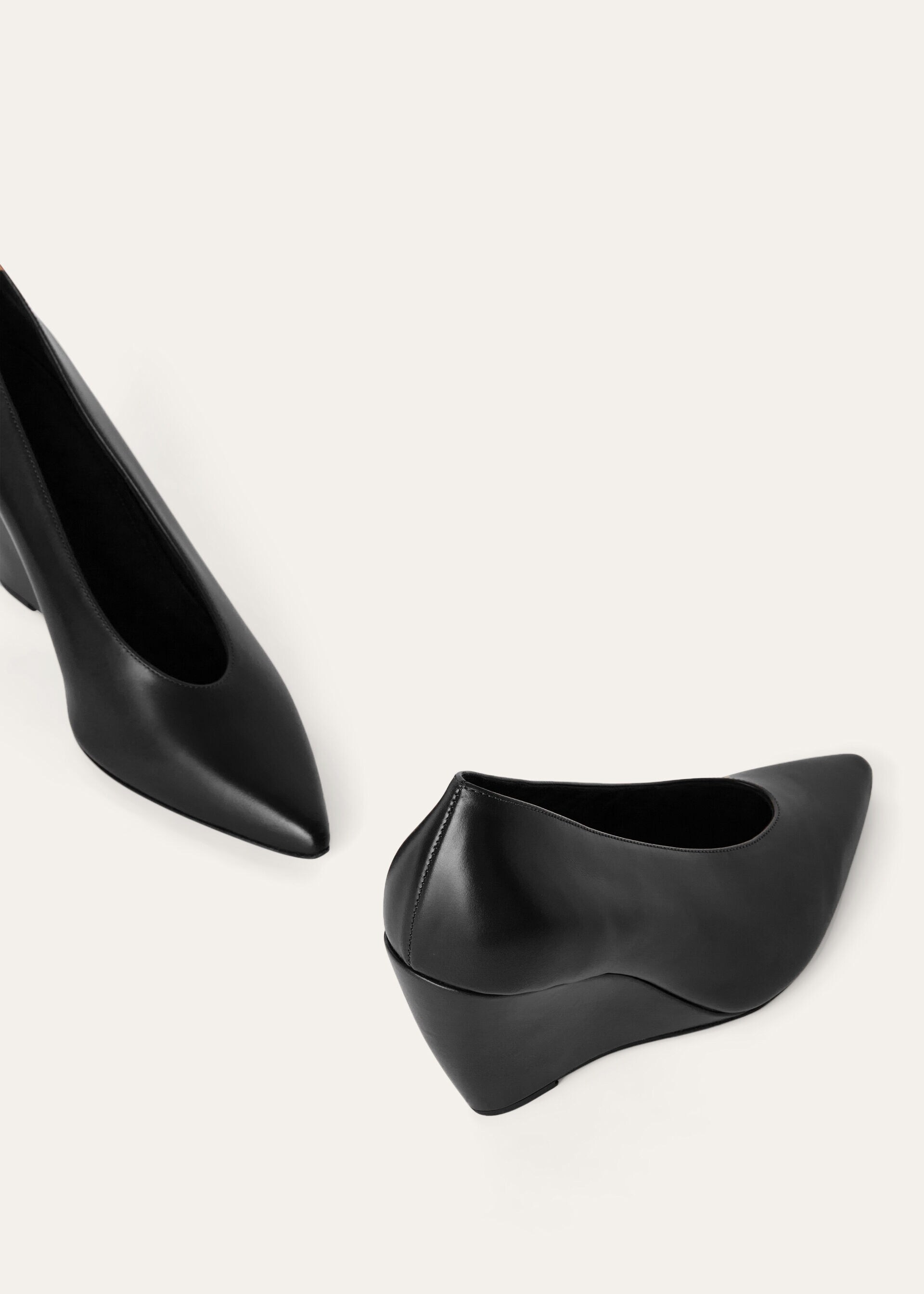 VIOLA HIGH WEDGE PUMP CRISPY CALF AF