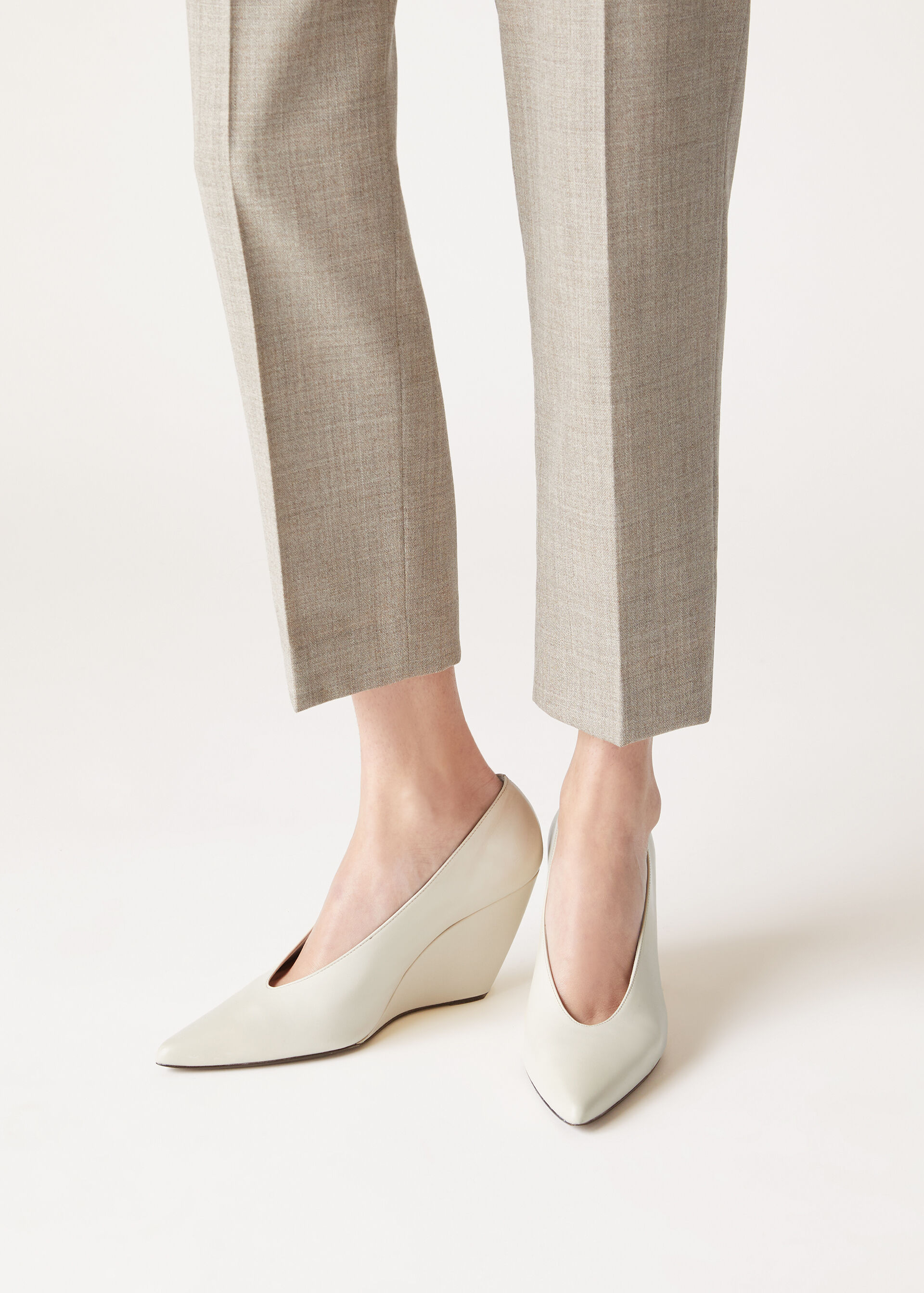 VIOLA HIGH WEDGE PUMP CRISPY CALF AF