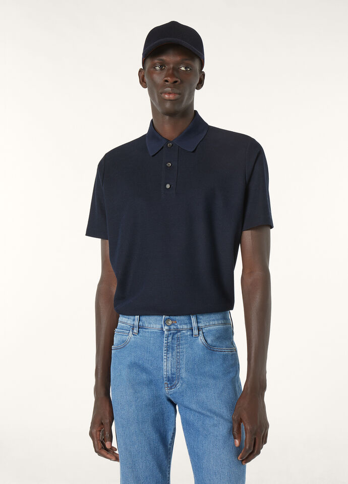 CERRO POLO PIQUE' COTTON CASH_FAP0568_W538_3