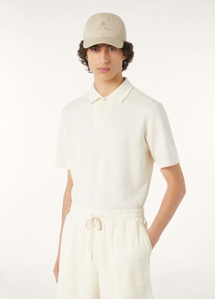 PERLEDO POLO OPEN TEXTURED COTTON_FAP0600_1230_3