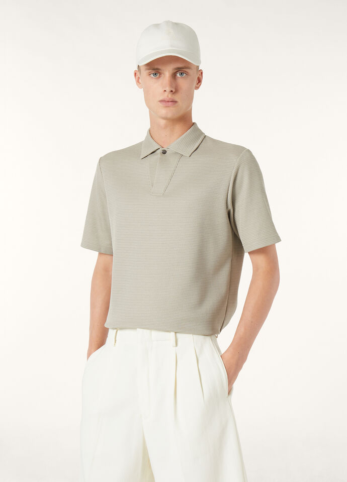 PERLEDO POLO OPEN TEXTURED COTTON_FAP0600_M0T4_3