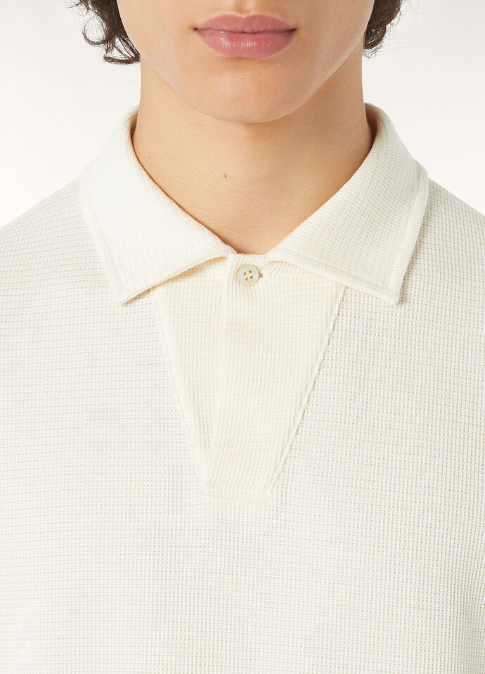 PERLEDO POLO OPEN TEXTURED COTTON_FAP0600_1230_2