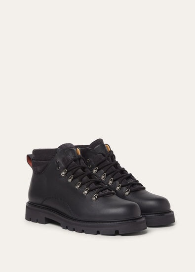 BEINN WALK ANKLE BOOT SMOOTH CALF FUR