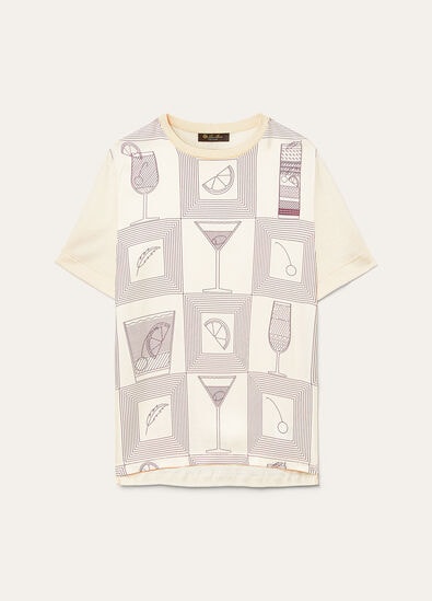 MAZZORBO T-SHIRT SILK COTTON RIB