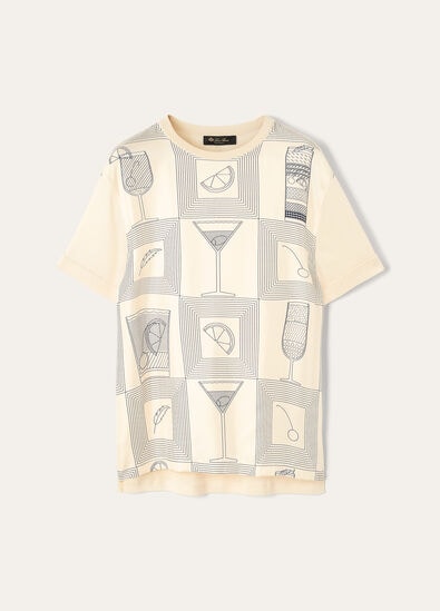 MAZZORBO T-SHIRT SILK COTTON RIB