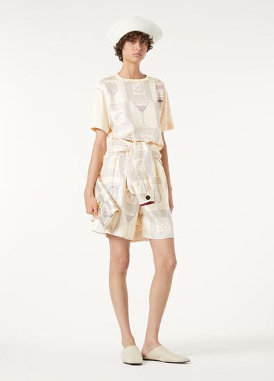 MAZZORBO T-SHIRT SILK COTTON RIB