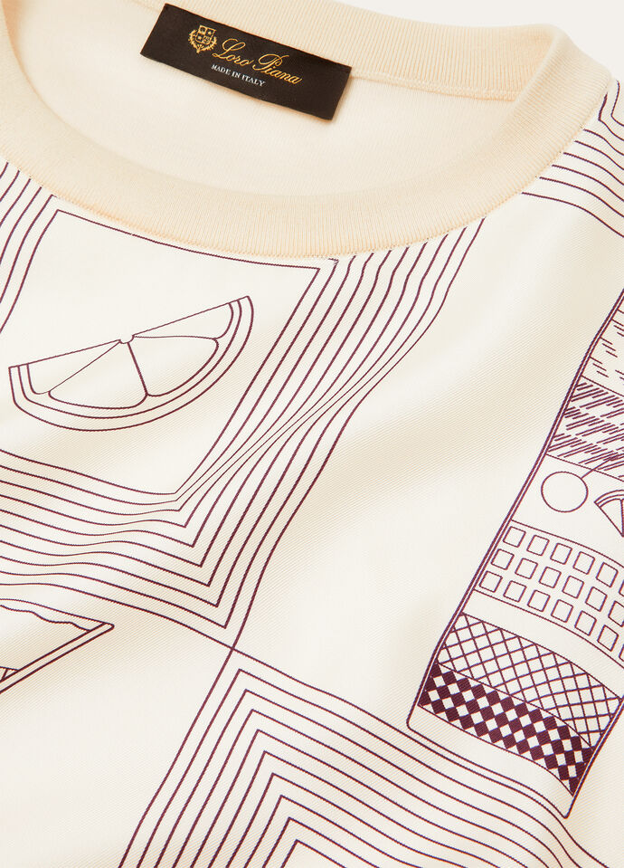 特価☆New☆【Loro Piana】マッツォルボTシャツ Mazzorbo T-Shirt Silk, Cotton Venice Bricola | Loro Piana QA