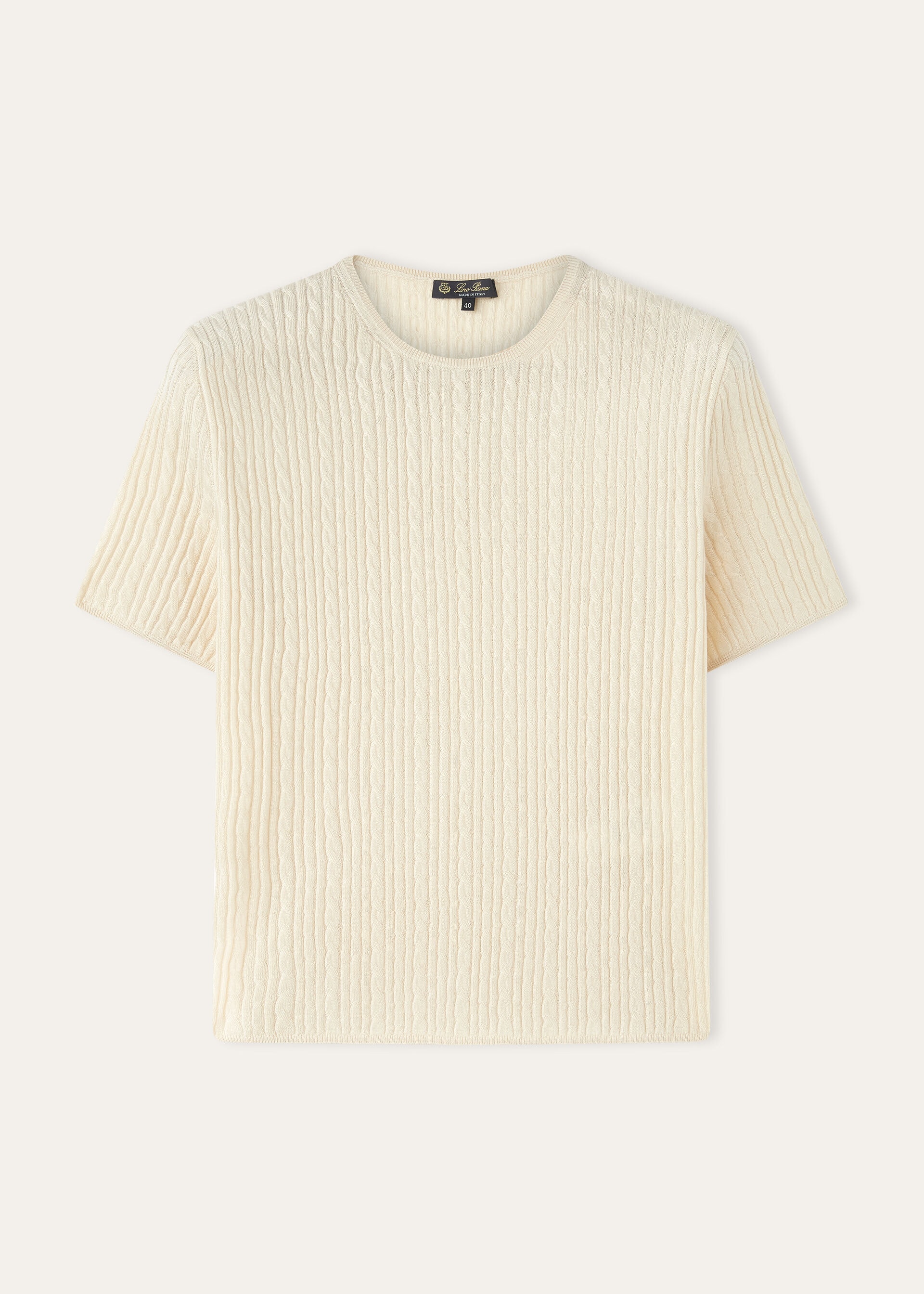 RIMELLA SS CREWNECK FULL BRAIDS CASH SILK GG 18
