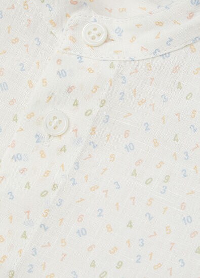 DIEGO SHIRT LINEN LITTLE NUMBERS