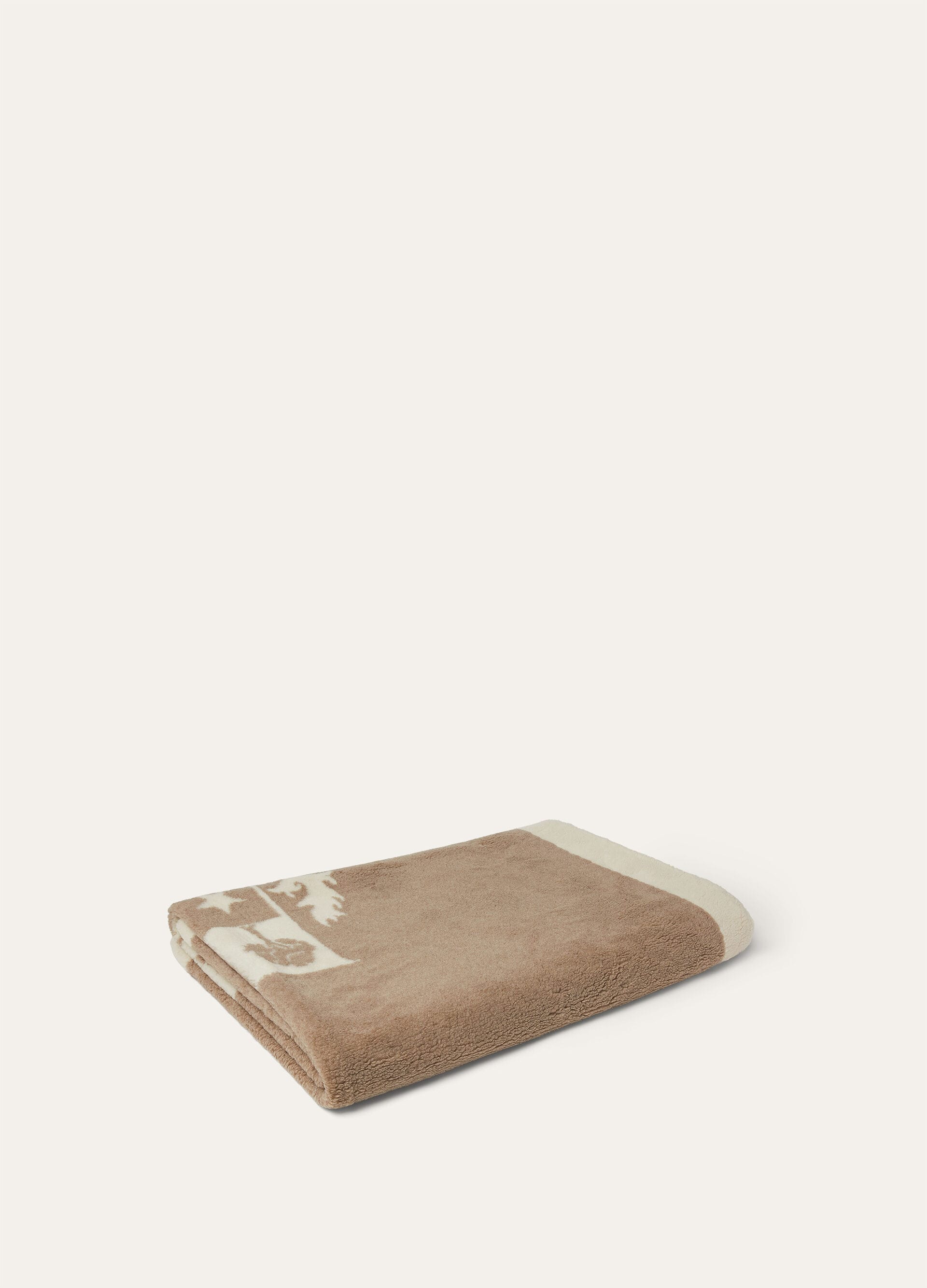 PLAID CREST TED CASHFUR