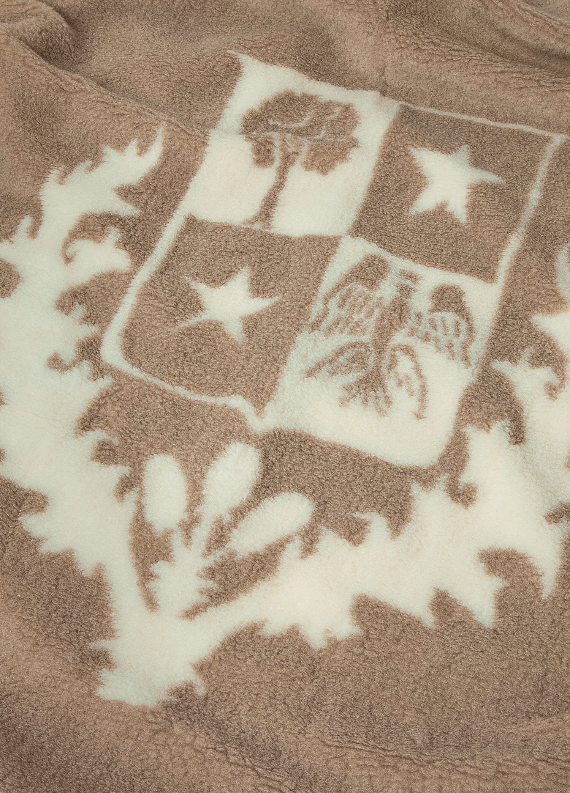 PLAID CREST TED CASHFUR