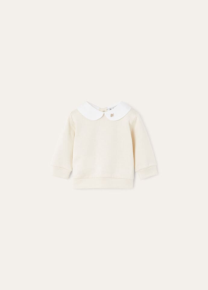 PLAYTIME POLO SWEATER COTTON SILK MELANGE_FAP0835_F6YD_1