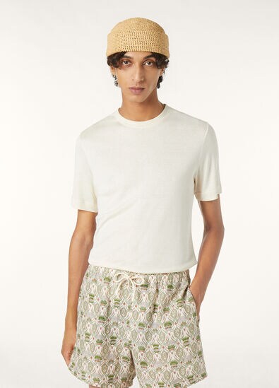 MAZZORBO T-SHIRT SILK COTTON RIB