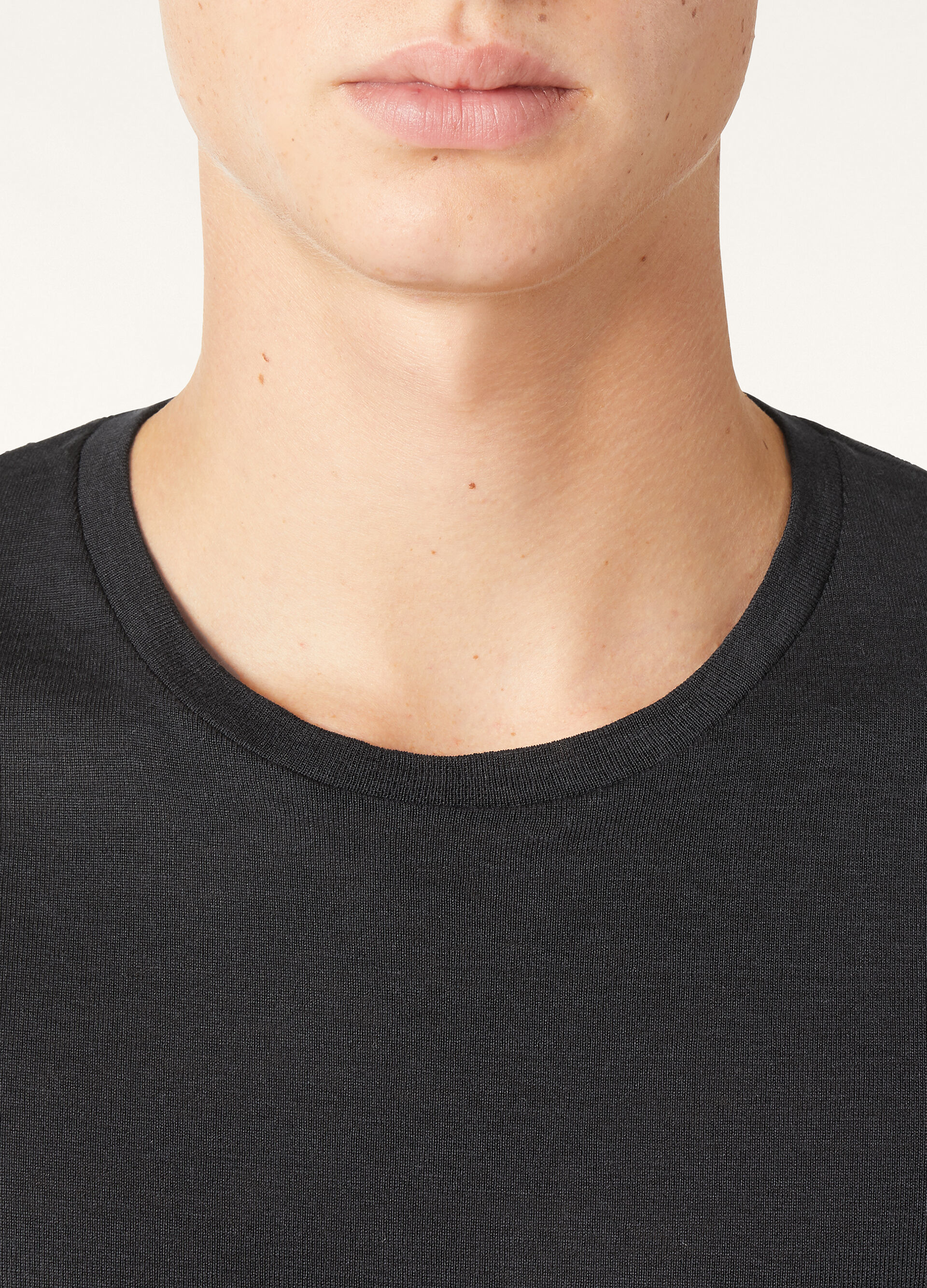 MAZZORBO T-SHIRT SILK COTTON RIB