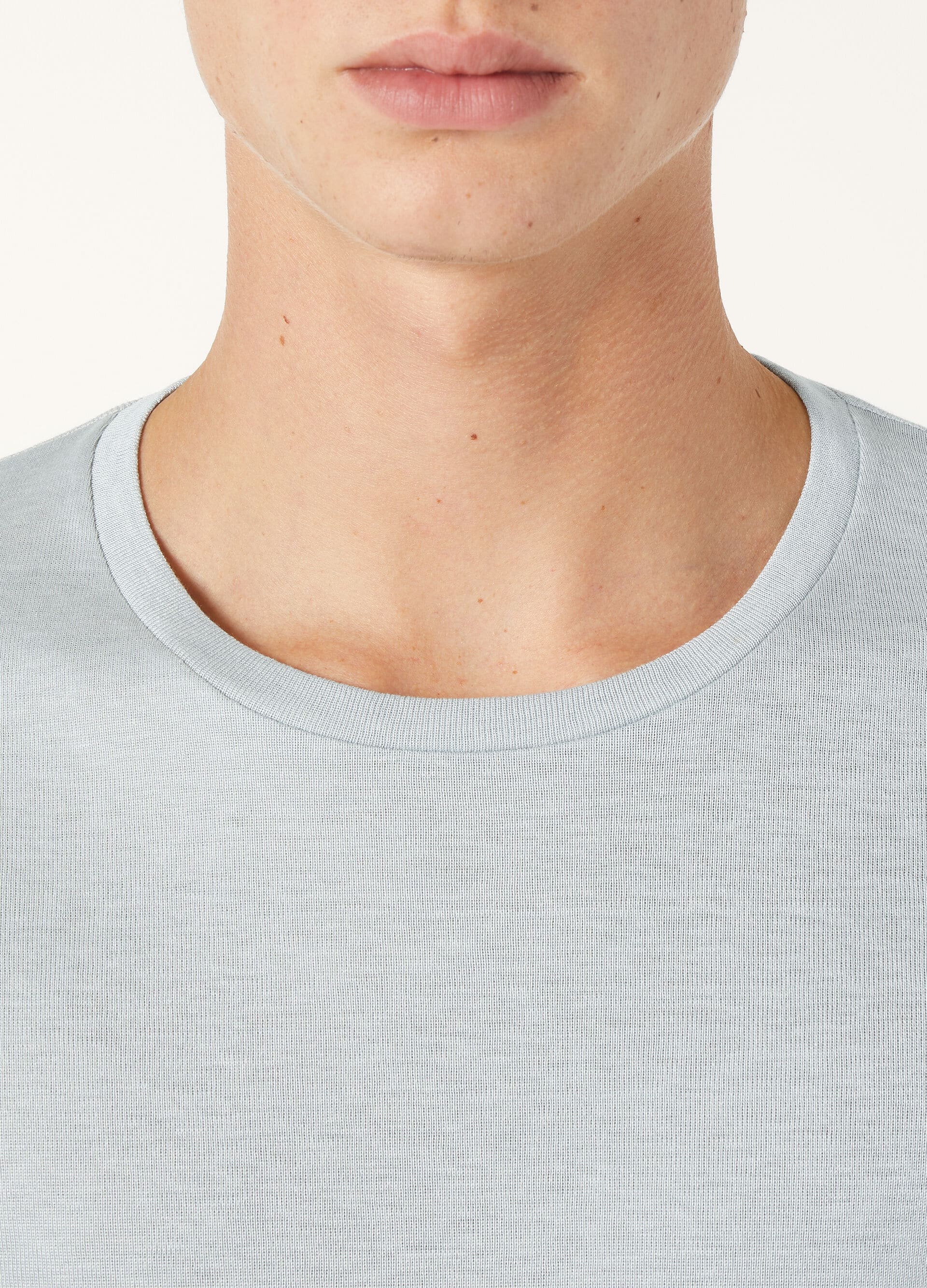 MAZZORBO T-SHIRT SILK COTTON RIB