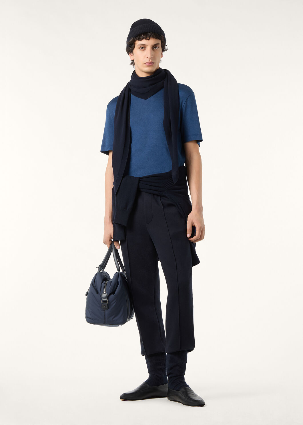 MAZZORBO T-SHIRT SILK COTTON RIB