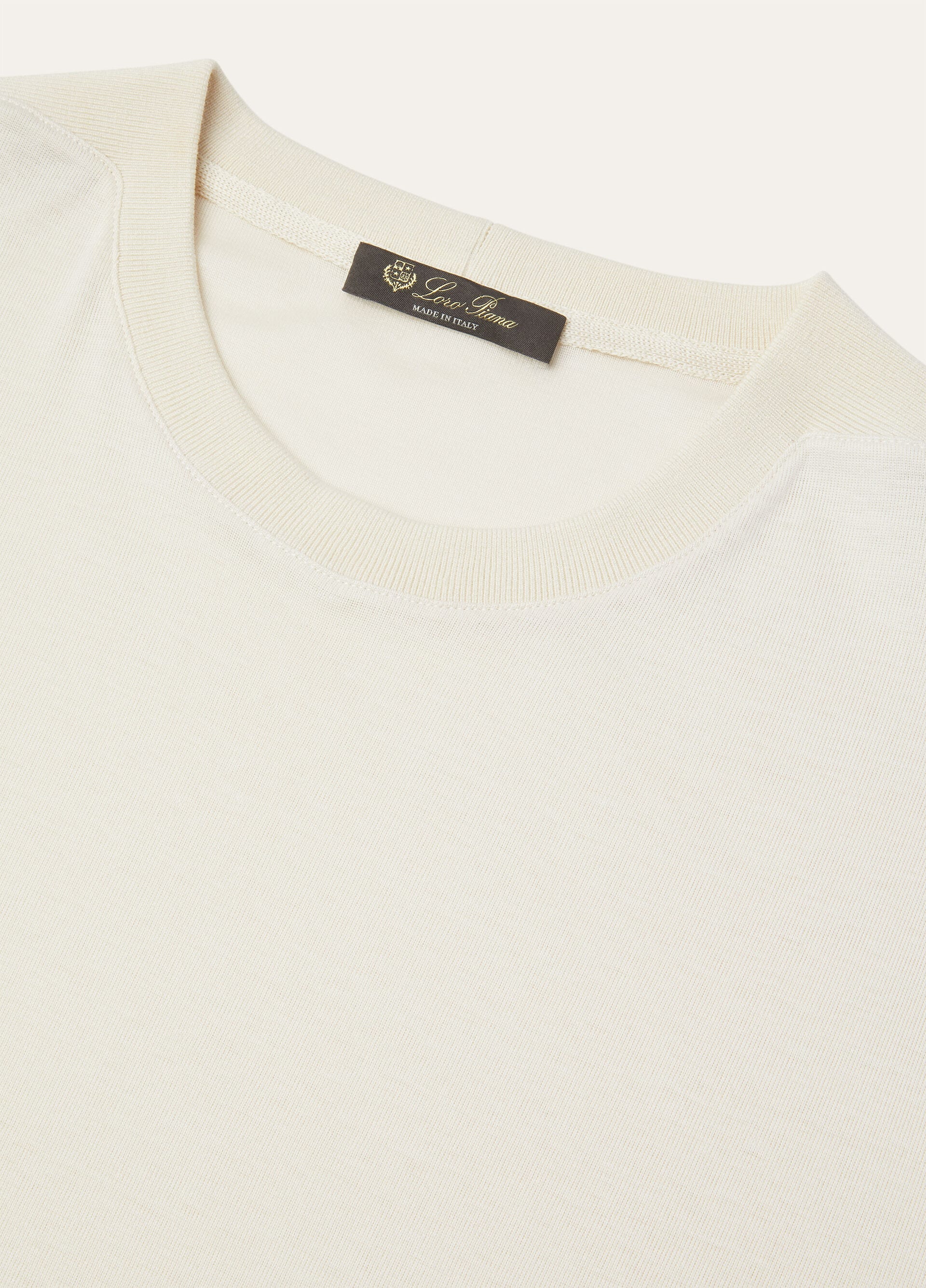 MAZZORBO T-SHIRT SILK COTTON RIB