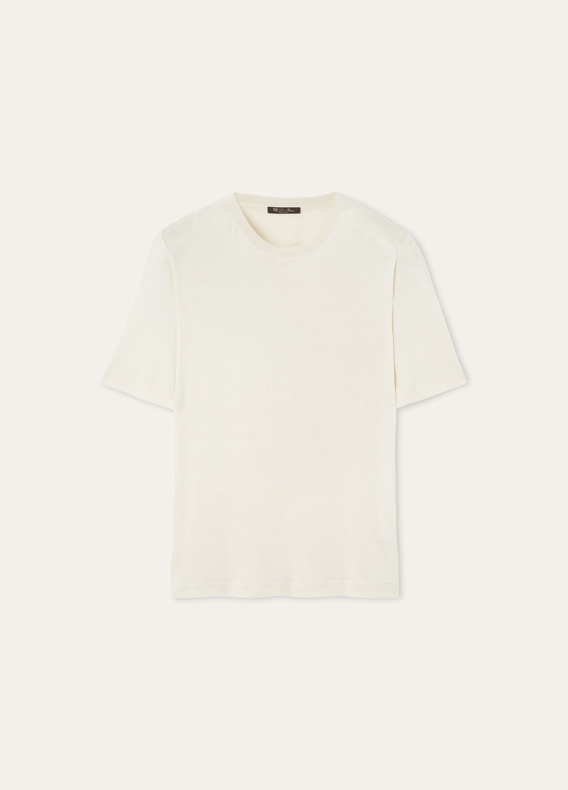 MAZZORBO T-SHIRT SILK COTTON RIB