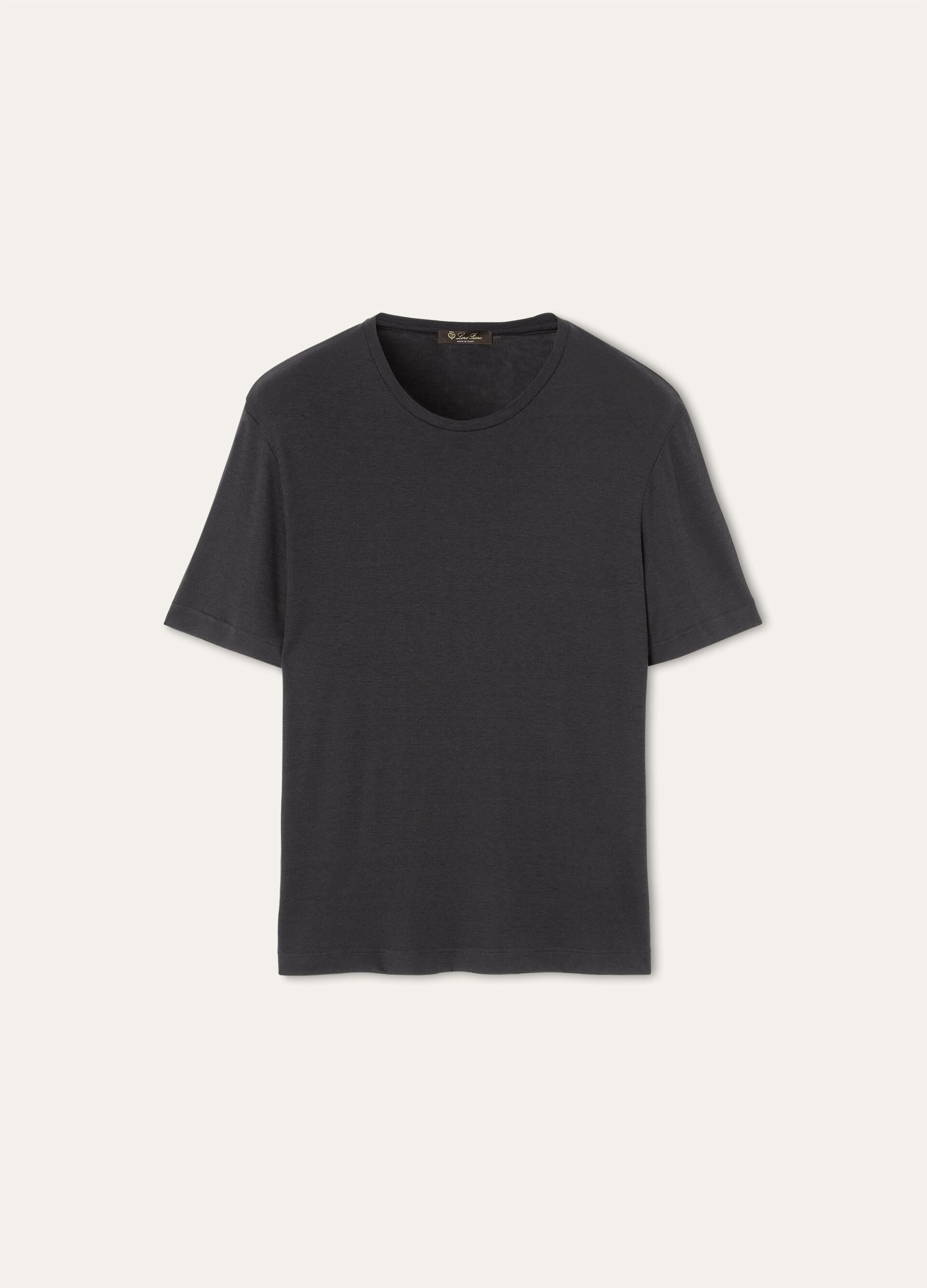 MAZZORBO T-SHIRT SILK COTTON RIB