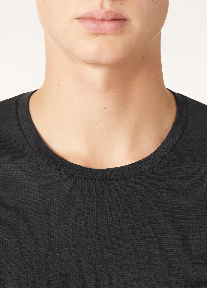 MAZZORBO T-SHIRT SILK COTTON RIB_FAP0848_W000_2