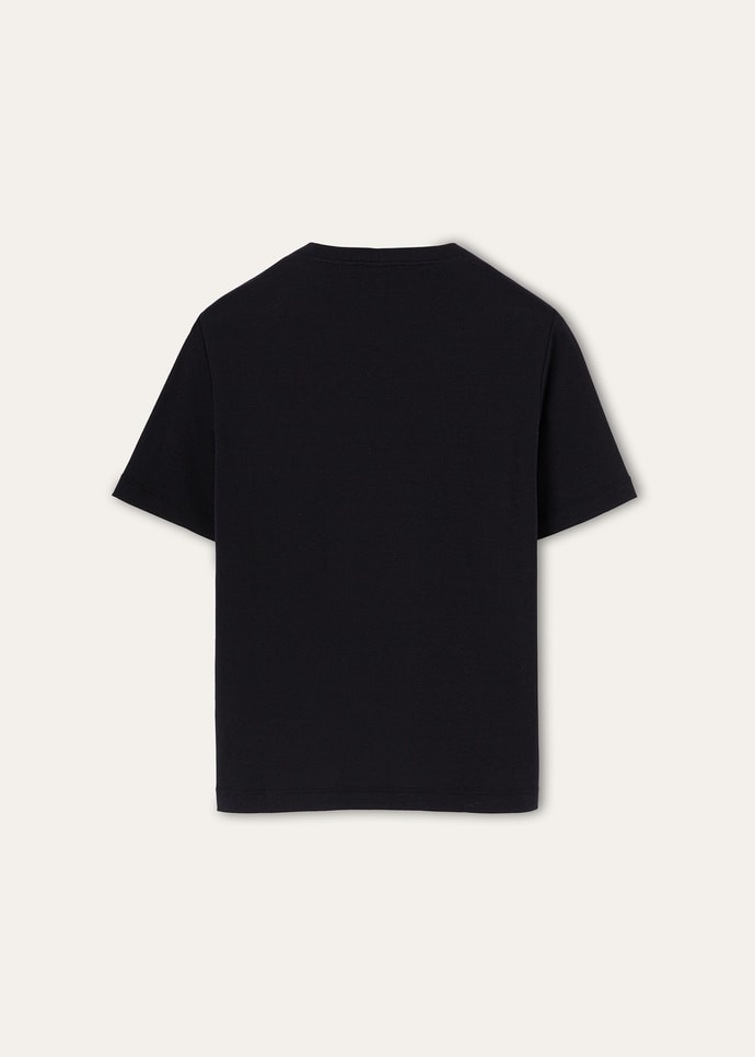 MAZZORBO T-SHIRT SILK COTTON RIB_FAP0851_W000_2
