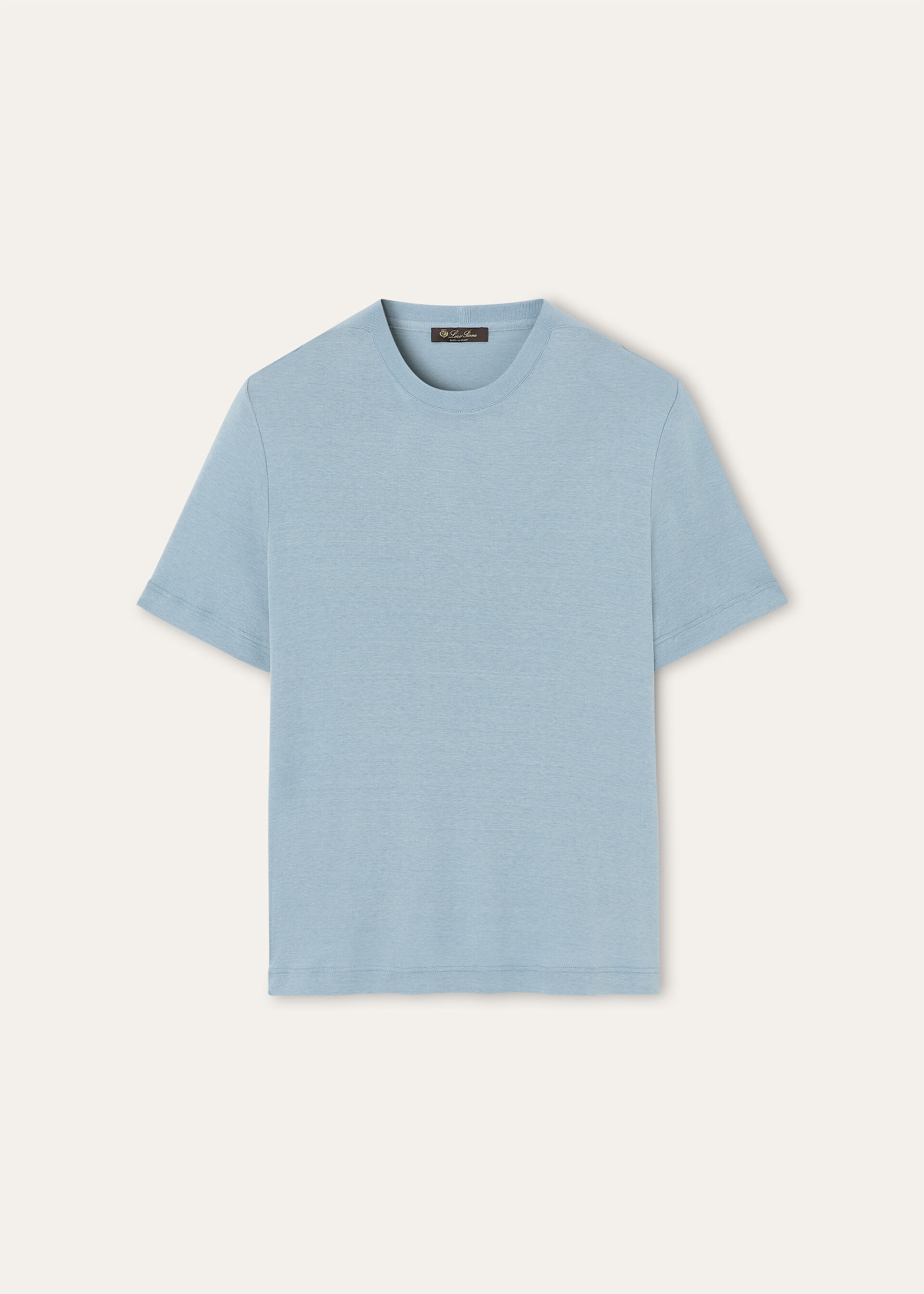 MAZZORBO T-SHIRT SILK COTTON RIB