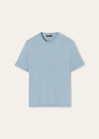 MAZZORBO T-SHIRT SILK COTTON RIB