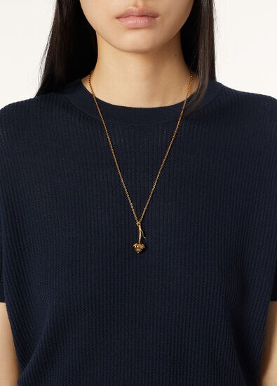 RIBBED ROYAL LIGHTNESS SS CREWNECK SW.WOOLSILK GG18