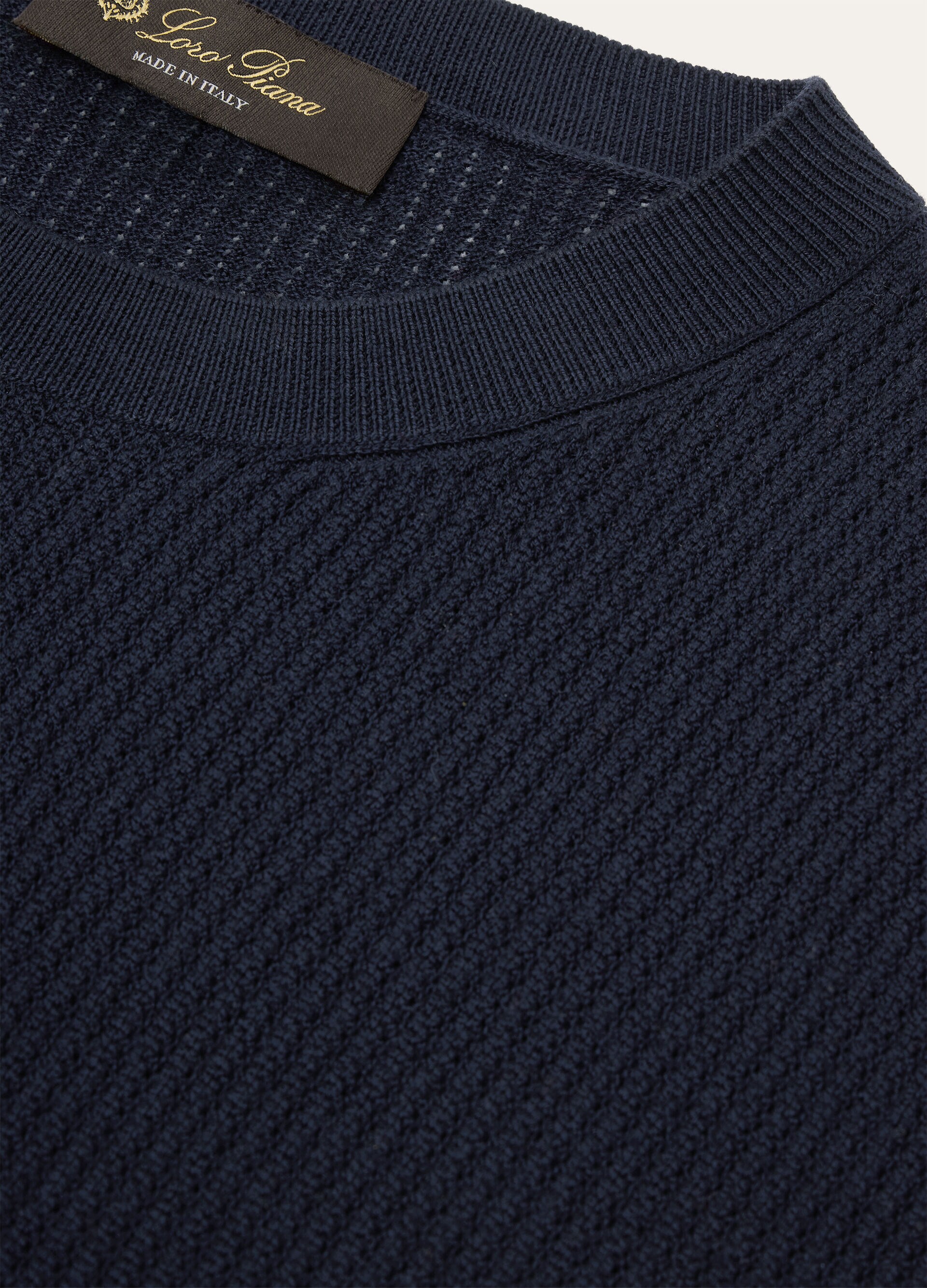 RIBBED ROYAL LIGHTNESS SS CREWNECK SW.WOOLSILK GG18