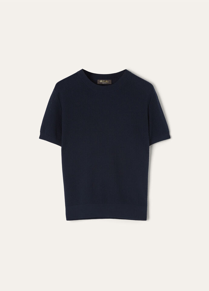 RIBBED ROYAL LIGHTNESS SS CREWNECK SW.WOOLSILK GG18_FAP0886_W000_5