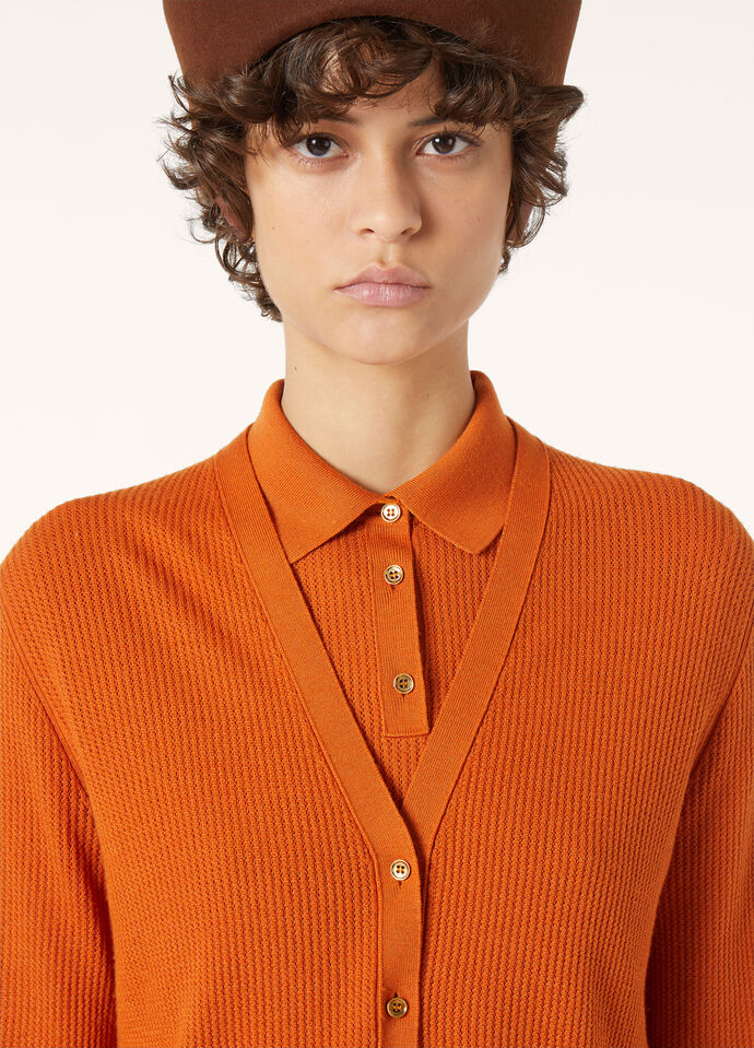 RIBBED ROYALLIGHTNESS CARDIGAN SW.WOOL SILK GG18_FAP0887_L0CG_2