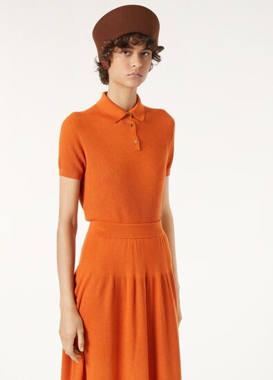 RIBBED ROYAL LIGNESS POLO WOOLSILK GG18