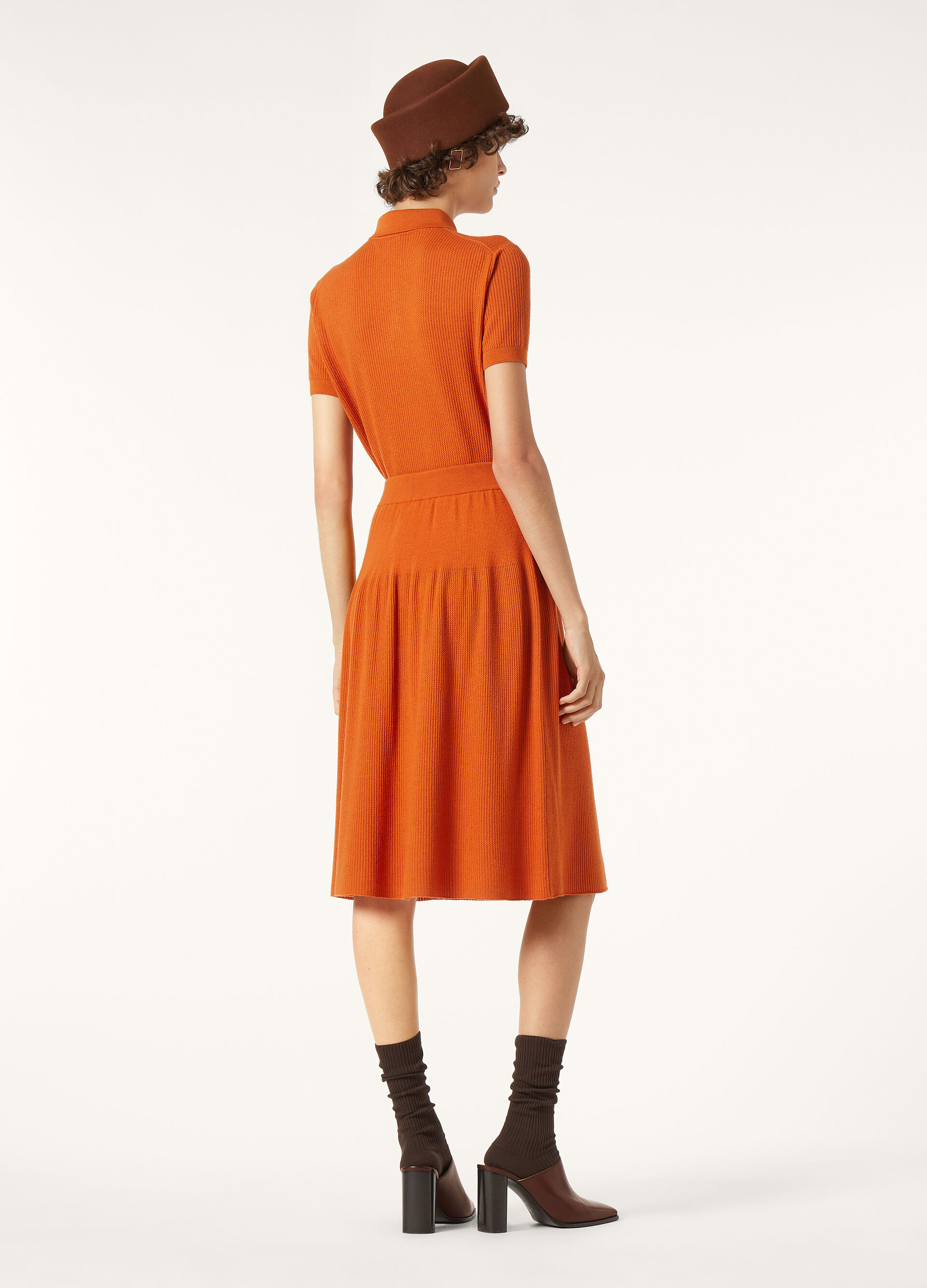 RIBBED ROYAL LIGNESS POLO WOOLSILK GG18