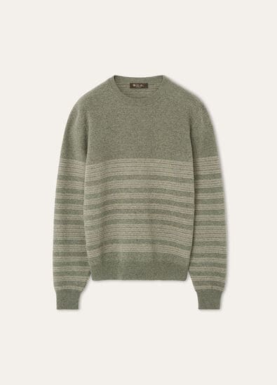 OGGEBBIO CREWNECK SWEATER WOOL COTTON GG 14