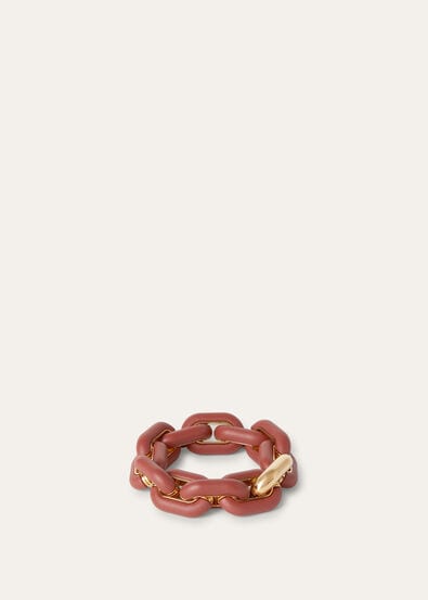 DUO CHAIN BRACELET ROUNDED CALF