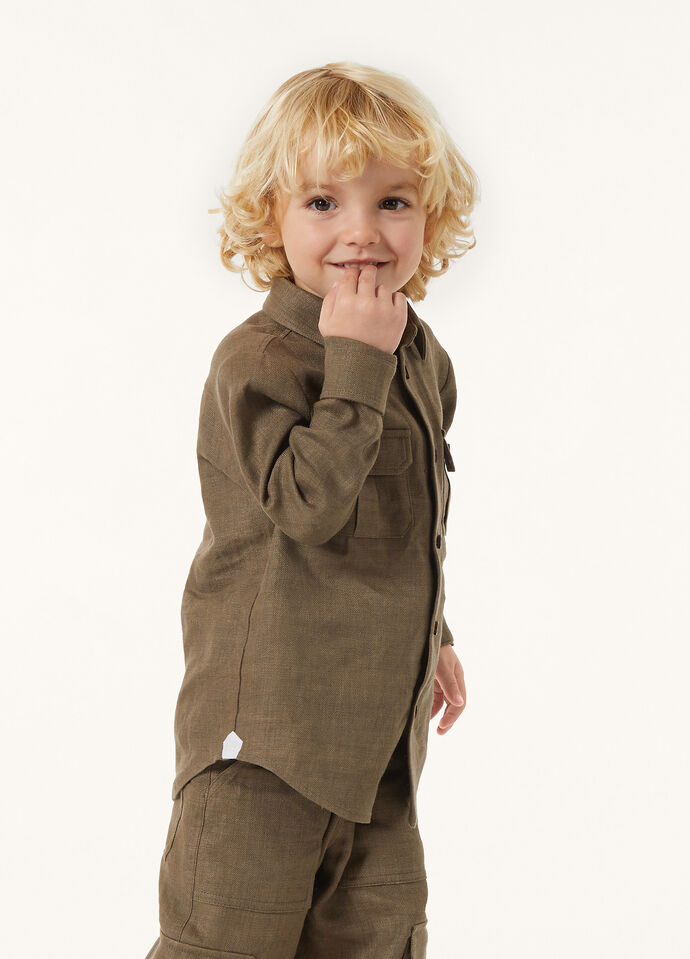 DOMINIC SHIRT STRUCTURED LINEN WOOL_FAP1060_H0VM_2