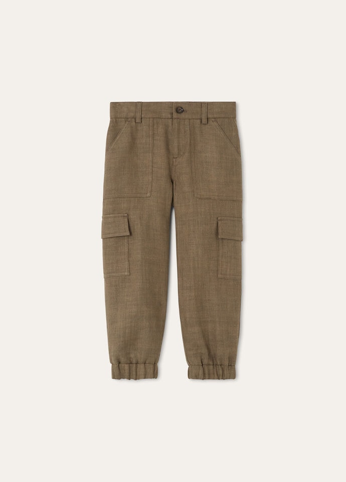OLIVER TROUSERS STRUCTURED LINEN WOOL_FAP1061_H0VM_4